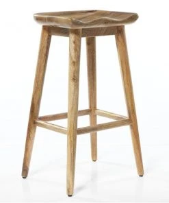 Grayson Lane Bar Height (27-in to 35-in) Brown Bar Stool