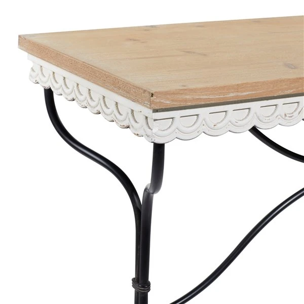 Grayson Lane Brown Wood Modern Console Table 3 Grayson Lane Brown Wood Modern Console Table - Image 3