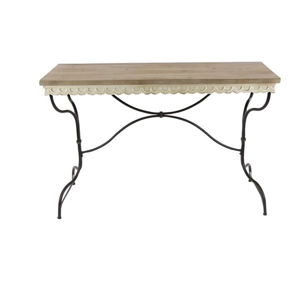 Grayson Lane Brown Wood Modern Console Table 1 Grayson Lane Brown Wood Modern Console Table
