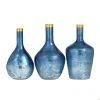 Grayson Lane 3-Piece 13.55-in x 7.70-in Blue Casual Vase