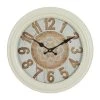 Grayson Lane 14-in x 14-in White Analogue Round Wall Standard Clock