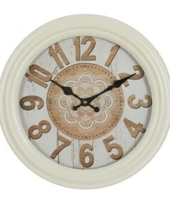 Grayson Lane 14-in x 14-in White Analogue Round Wall Standard Clock