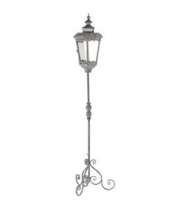 Grayson Lane 1-Candle Metal Lantern Candle Holder - White -GRAYSON LANE shop 330862438 AlternateImage5 l