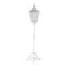 Grayson Lane 1-Candle Metal Lantern Candle Holder - White