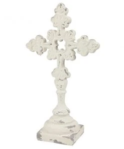 Grayson Lane 1-Piece 28-in x 8-in White Classic Sculpture