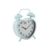 Grayson Lane 8-in x 6.5-in Blue Analogue Novelty Tabletop Standard Clock