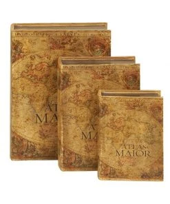 Grayson Lane Traditional Brown Wood Boxes - Set of 3