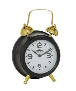 Grayson Lane Traditional Analog Round Tabletop Clock