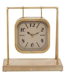 Grayson Lane Gold Analog Square Tabletop Clock -GRAYSON LANE shop 330862475 AlternateImage5 l