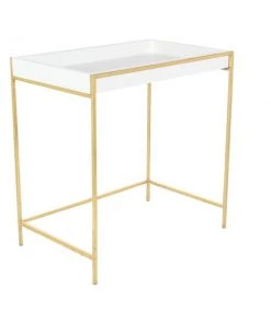 Grayson Lane Gold and White Modern Console Tables - Set of 2 -GRAYSON LANE shop 330862489 AlternateImage5 l
