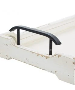 Grayson Lane White Wood Trays - Set of 2 -GRAYSON LANE shop 330862494 AlternateImage2 l