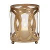 Grayson Lane Gold Iron Hurricane Candle Holder
