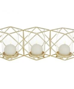 Grayson Lane 3-Candle Metal Votive Candle Holder