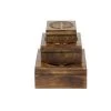 Grayson Lane Brown Mango Wood Boxes - Set of 3