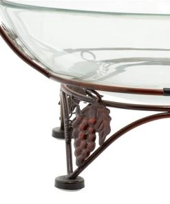 Grayson Lane Black Metal and Glass Serving Bowl -GRAYSON LANE shop 330862512 AlternateImage3 l