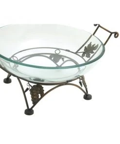 Grayson Lane Black Metal and Glass Serving Bowl -GRAYSON LANE shop 330862512 AlternateImage4 l