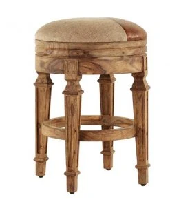 Grayson Lane Brown Counter Height (22-in to 26-in) Upholstered Bar Stool -GRAYSON LANE shop 330862518 AlternateImage6 l