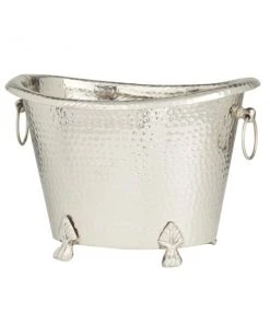 Grayson Lane 6-Litre Silver Galvanized Iron Ice Bucket