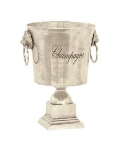 Grayson Lane 2-Litre Silver Galvanized Iron Ice Bucket