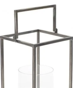Grayson Lane Modern Black Iron Lantern Candle Holder -GRAYSON LANE shop 330862531 AlternateImage3 l