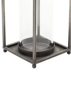 Grayson Lane Modern Black Iron Lantern Candle Holder -GRAYSON LANE shop 330862531 AlternateImage4 l