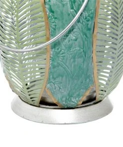 Grayson Lane Green Leaves Metal Lantern Candle Holder - Set of 2 -GRAYSON LANE shop 330862532 AlternateImage4 l