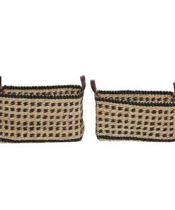 Grayson Lane Brown and Black Sea Grass Storage Baskets - Set of 2 -GRAYSON LANE shop 330862538 AlternateImage6 l
