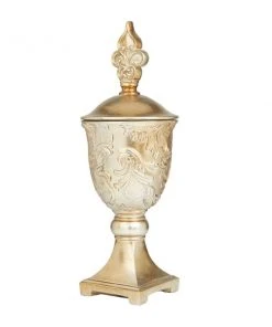 Grayson Lane Gold Polystone Traditional Decorative Jar