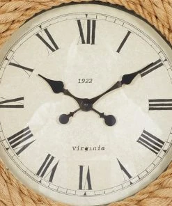 Grayson Lane Coastal Beige Analog Round Wall Clock -GRAYSON LANE shop 330862554 AlternateImage3 l