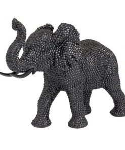 Grayson Lane Black Elephant Polystone Sculpture
