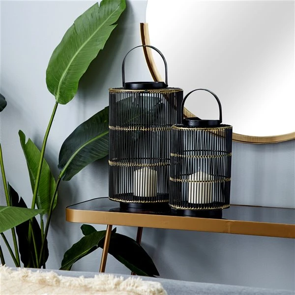 330862571_AlternateImage1_l.jpg Grayson Lane 2-Candle Metal Lantern Candle Holder - Set of 2 -GRAYSON LANE shop 330862571 AlternateImage1 l