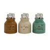 Grayson Lane Vintage Assorted Colour Terracotta Jar - Set of 3