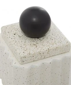 Grayson Lane White Ceramic Jar -GRAYSON LANE shop 330862599 AlternateImage2 l