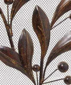 Grayson Lane 1-in Brown Iron 3-panel Scroll Fireplace Screen -GRAYSON LANE shop 330862602 AlternateImage2 l