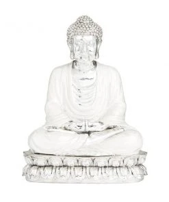 Grayson Lane Silver Zen Polystone Sculpture