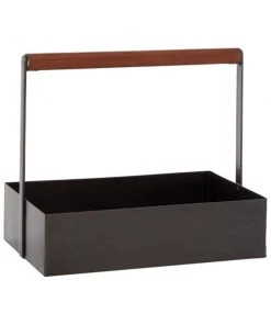 Grayson Lane Black Metal Storage Basket