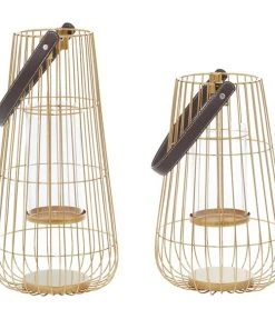 Grayson Lane Metal Lantern Candle Holder - Set of 2 -GRAYSON LANE shop 330862618 AlternateImage5 l
