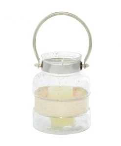 Grayson Lane Clear Glass Lantern Candle Holder