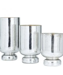 Grayson Lane 3-Candle Glass Hurricane Candle Holder - Set of 3 -GRAYSON LANE shop 330862633 AlternateImage5 l