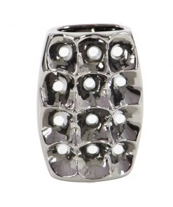 Grayson Lane Silver Ceramic Vases - Set of 3 -GRAYSON LANE shop 330862635 AlternateImage4 l