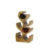 Grayson Lane 10-in x 20-in Brown Wood Wine Rack