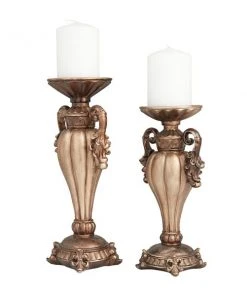 Grayson Lane 2-Candle Resin Pillar Candle Holder - Set of 2 3 Grayson Lane 2-Candle Resin Pillar Candle Holder - Set of 2 -GRAYSON LANE shop 330862646 AlternateImage5 l