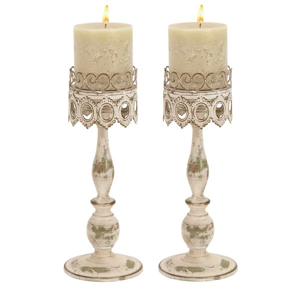 330862649_MainImage_001_l.jpg Grayson Lane 2-Candle Metal Pillar Candle Holder - Set of 2 -GRAYSON LANE shop 330862649 MainImage 001 l