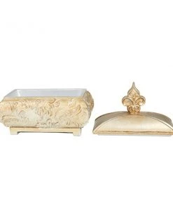 Grayson Lane Traditional Gold Polystone Jar -GRAYSON LANE shop 330862650 AlternateImage5 l