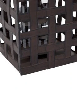 Grayson Lane Industrial Black Iron Lantern Candle Holder -GRAYSON LANE shop 330862654 AlternateImage4 l