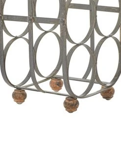 Grayson Lane 8-in x 16-in Brown Metal Wine Rack -GRAYSON LANE shop 330862656 AlternateImage2 l