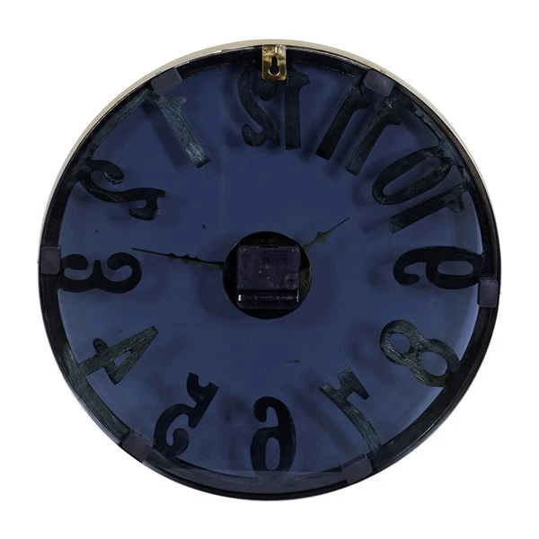 Grayson Lane Analog Blue Round Wall Clock 5 Grayson Lane Analog Blue Round Wall Clock - Image 5