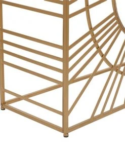 Grayson Lane Metal and Glass Modern Clock Console Table -GRAYSON LANE shop 330862668 AlternateImage4 l