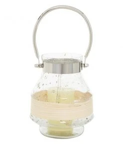 Grayson Lane Country Cottage Clear Glass Lantern Candle Holder