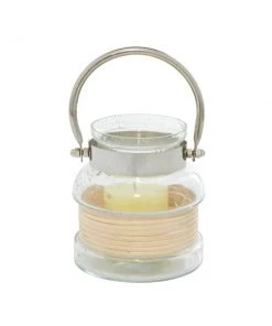 Grayson Lane Country Cottage Glass Lantern Candle Holder